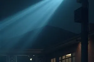 《霜降前夜》封面：气象站外飘起初雪，观测员推开门望向山下暴雨